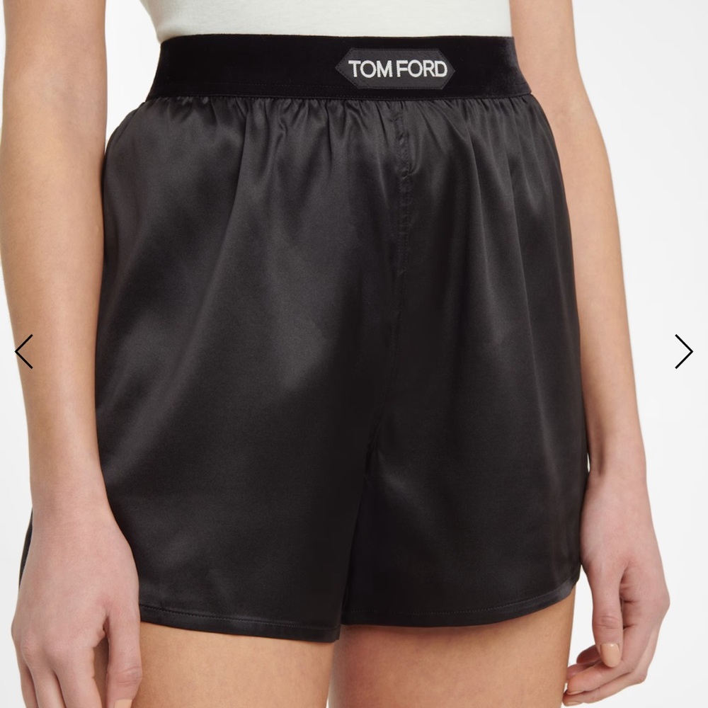 TOM FORD STRETCH SILK SATIN BOXER SHORTS - NEW! 100% AUTHENTIC!
